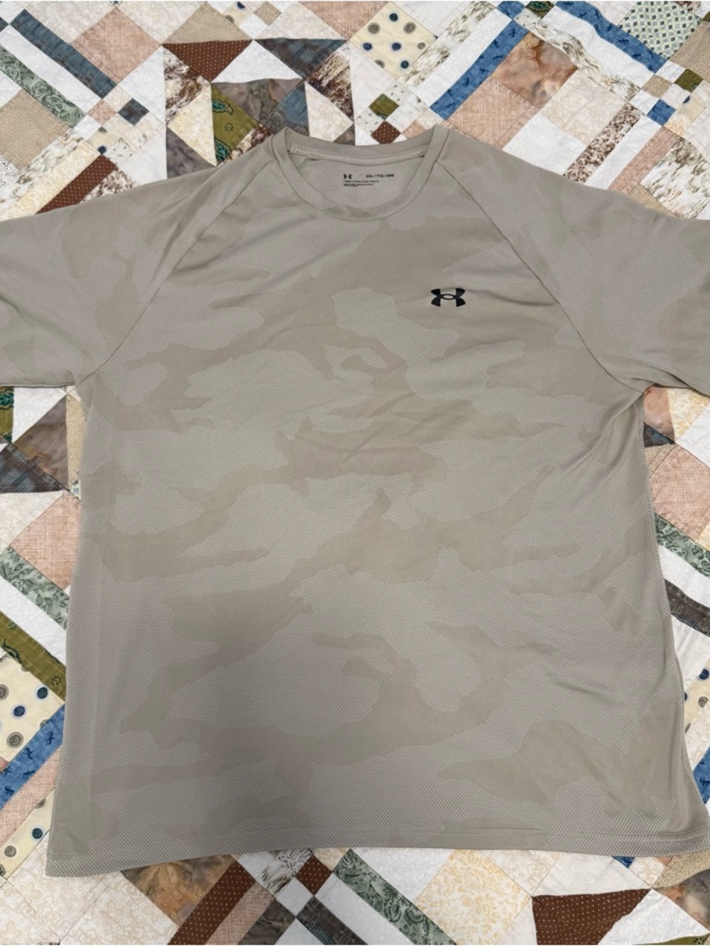 Under Armour Men’s Short Sleeve Performance Tee - Light Beige Camo